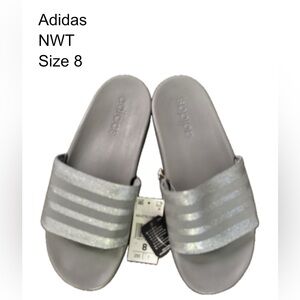 NWT Adidas Athletic Slides